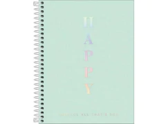 CADERNO COLEGIAL 10 MATERIAS HAPPY VERDE 160F CAPA PLASTICO - comprar online