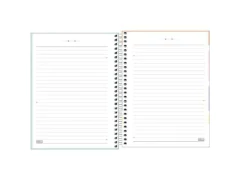 CADERNO COLEGIAL 10 MATERIAS HAPPY VERDE 160F CAPA PLASTICO - Papelaria Visão