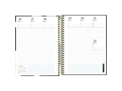 AGENDA 2026 PLANNER ESPIRAL M7 WEST VILLAG SORTIDAS 17,7X24CM - loja online