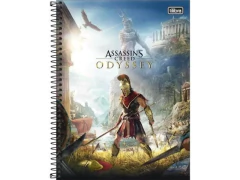CADERNO DE 01 MATERIA 80FLS ASSASSINS CREED ODYSSEY SORTIDAS - comprar online