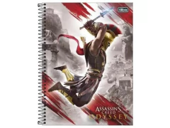 CADERNO DE 01 MATERIA 80FLS ASSASSINS CREED ODYSSEY SORTIDAS - Papelaria Visão
