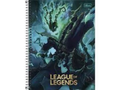 CADERNO DE 01 MATERIA LEAGUE OF LEGENDS 80F CAPA DURA CAPA SORTIDAS - comprar online