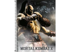 CADERNO DE 10 MATERIAS 160F MORTAL KOMBAT na internet