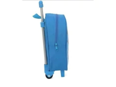 MOCHILA POLIESTER COM RODAS HOT WHEELS AZUL IC33836HW LUXCEL - Papelaria Visão