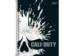 CADERNO DE 01 MATERIA CALL DUTY 80F CAPA DURA CAPA SORTIDAS - Papelaria Visão