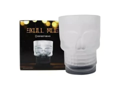 CANECA 500ML CAVEIRA COM BASE PRETA - ZONA CRIATIVA - comprar online
