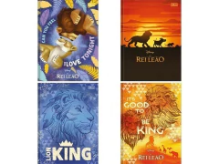 CADERNO BROCHURAO CD 80FLS REI LEAO CP SORTIDAS - comprar online