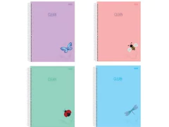 CADERNO DE 10 MATERIAS 200F CLEAN CAPA SORTIDAS - comprar online