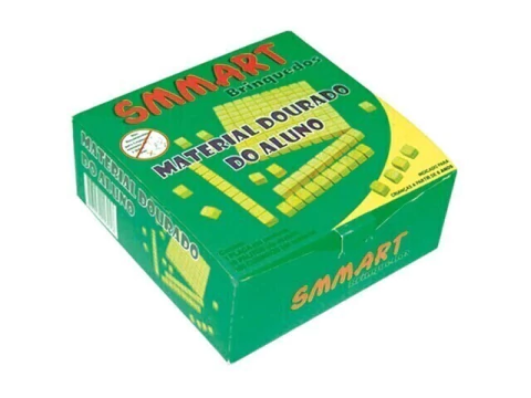 MATERIAL DOURADO DO ALUNO EM MADEIRA C/111 PECAS 30900 SMMART