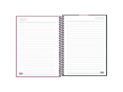 CADERNO DE 10 MATERIAS NEON ROSA 160FLS na internet