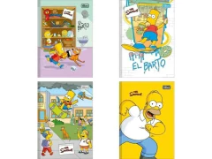 CADERNO BROCHURA 1/4 80F SIMPSONS CAPA SORTIDAS na internet