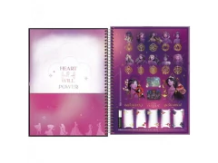 CADERNO DE 01 MATERIA CD PRINCESAS 80FLS CAPAS SORTIDAS