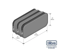 ESTOJO TRIPLO GRANDE ACADEMIE AZUL TURQUESA 21X11X9MM na internet