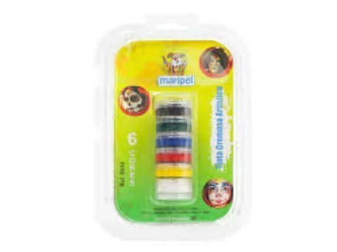 TINTA FACIAL CREMOSA 4G 6 CORES MARIPEL(E) 83581