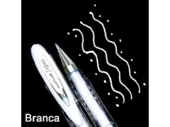CANETA UNI BALL ANGELIC COLOR BRANCA 17.3800 - Papelaria Visão