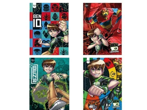 CADERNO BROCHURAO CD 96FLS BEN 10 CP SORTIDAS - comprar online