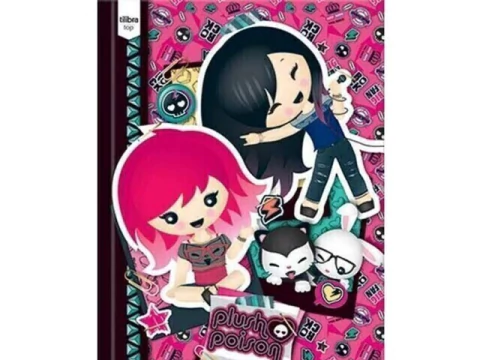 CADERNO BROCHURAO CD 96FLS PLUSH POISON - comprar online