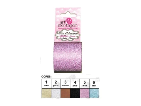 FITA ADESIVA ROSA 48MM C/3M COR-5 FA04-5 - comprar online