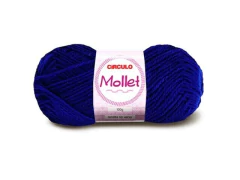 LÃ MOLLET 100GR COR 512 AZUL BIC