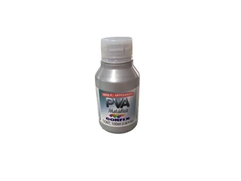 TINTA PVA METALICA 100ML PRATA CORFIX 161113- 392 - comprar online