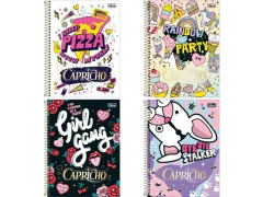 CADERNO DE 16 MATERIAS 320F CAPRICHO CAPA SORTIDAS - comprar online