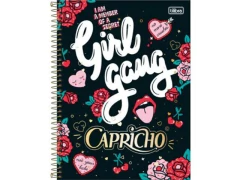 CADERNO DE 16 MATERIAS 320F CAPRICHO CAPA SORTIDAS - loja online