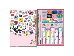 CADERNO DE 16 MATERIAS 320F CAPRICHO CAPA SORTIDAS