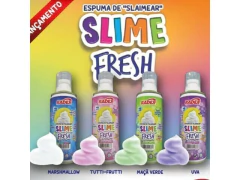 ESPUMA SLIME FRESH RADEX 200ML (MACA-VERDE) - Papelaria Visão