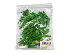 MINI PRENDEDOR MAD 2.5CM VERDE COM 50 UND - comprar online