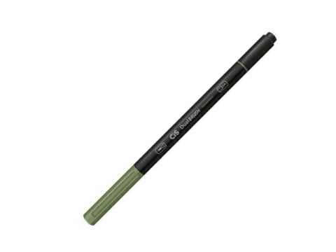 MARCADOR DUAL CIS BRUSH VERDE EXERCITO - comprar online