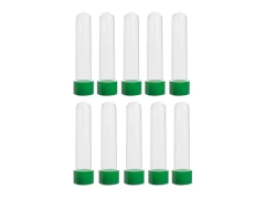 TUBETE 13 COM TAMPA VERDE BANDEIRA COM 10UNID - comprar online