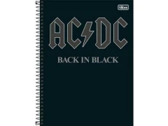 CADERNO DE 10 MATERIAS 200F AC/DC CAPA SORTIDAS - Papelaria Visão