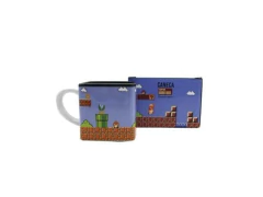 CANECA CUBO 300ML MARIO FASES PIXELS na internet
