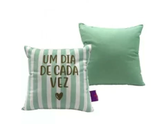 ALMOFADA FIBRA VELUDO 25X25CM DIA DE CADA VEZ - comprar online