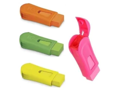 APONTADOR COM BORRACHA NEON FABER CASTELL - Papelaria Visão