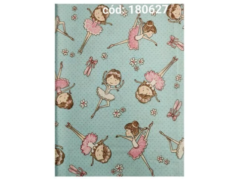 TECIDO ESTAMPADO BAILARINA 7210 L 150 100 ALGODAO O METRO