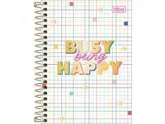 CADERNETA ESPIRAL CD 1/8 BE NICE 80FLS CAPAS SORTIDAS - comprar online