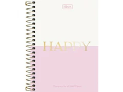CADERNETA ESPIRAL PEQUENA 1/8 HAPPY 80FLS CAPA SORTIDA na internet