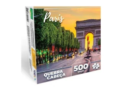 QUEBRA CABECA CARTONADO PARIS 500 PECAS UNIDADE 2978