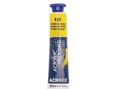 TINTA ACRILICA ACRYLIC COLORS 20ML 323 AMARELO