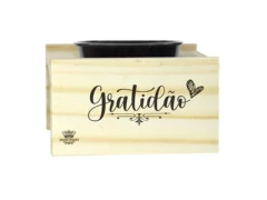 SUPORTE COM VASO GRATIDAO7,5X12X13 - comprar online