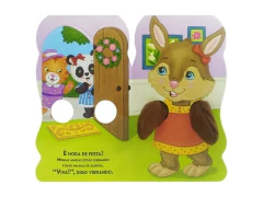 LIVRO INFANTIL ANIMAIS DEDOCHES I: FESTA DO CHA DA COELHINHA na internet