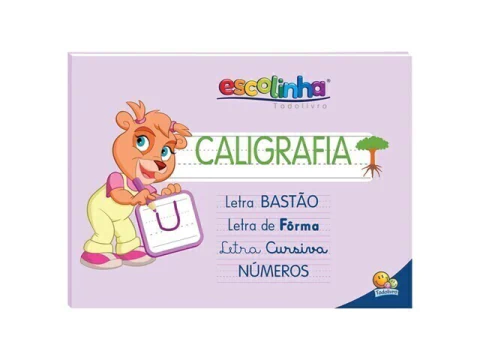 LIVRO INFANTIL ESCOLINHA SISTEMA DE CALIGRAFIA VU