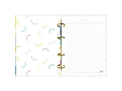 CADERNO ARGOLADO CARTONADO COLEGIAL BE NICE 160FLS na internet