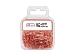 CLIPS 28MM OURO ROSE BLISTER COM 120 UNIDADES - comprar online