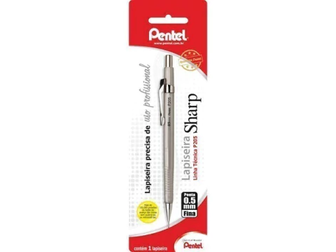 LAPISEIRA PENTEL P205-Z PRATA 0,5MM - comprar online
