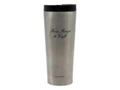 COPO TUMBLER 400ML FOCO, FORCA E CAFE