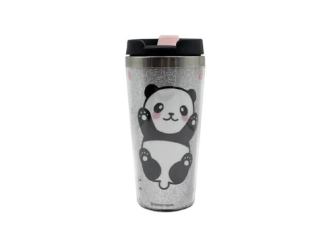 COPO VIAGEM GLITER C/TAMPA 450ML PANDA EAN :790801 - comprar online
