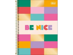 CADERNO DE 01 MATERIA CD 80FLS BE NICE - loja online