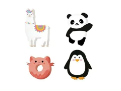 BORRACHA PET FORMAS PANDA LEOELEO 72207 - comprar online